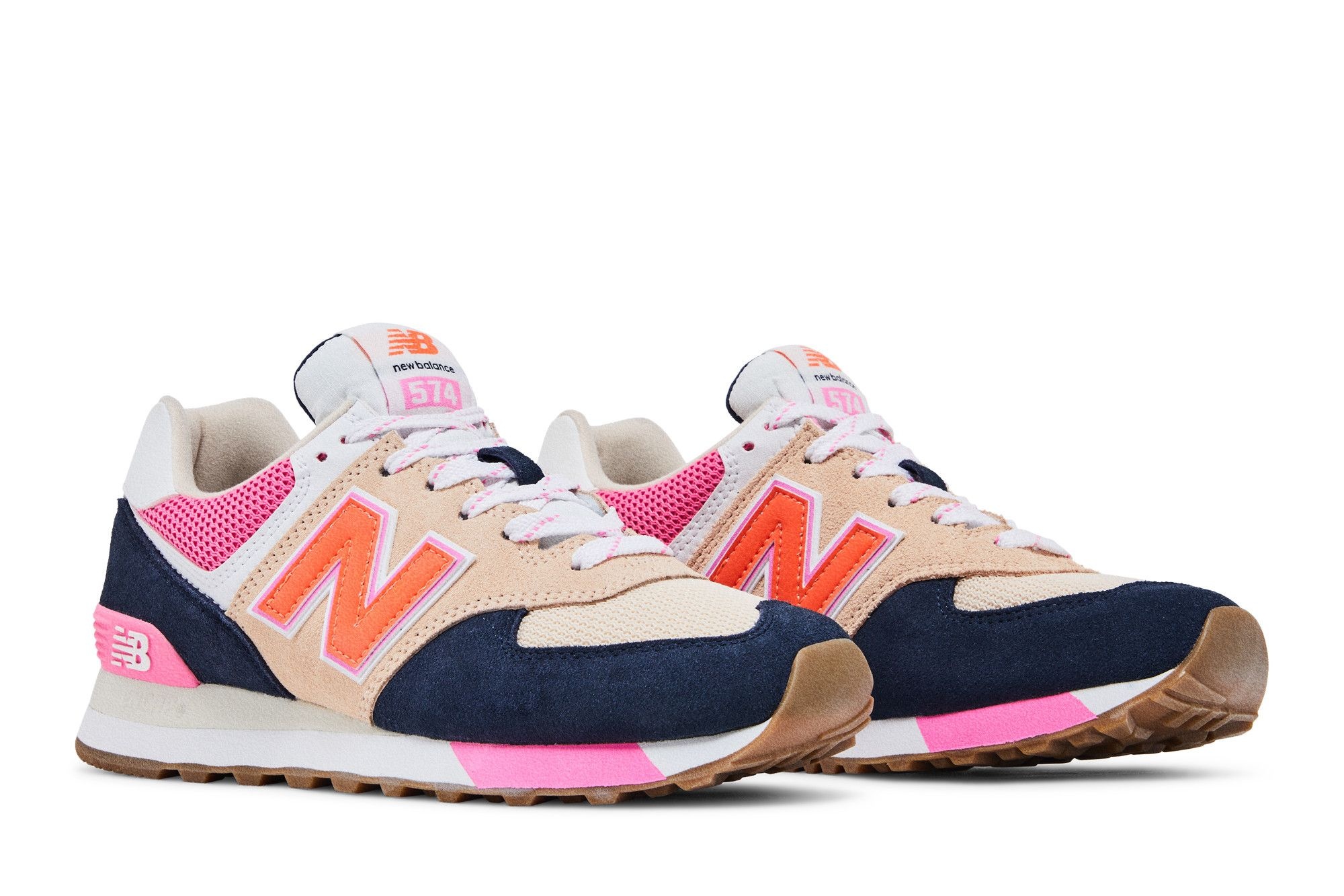 Wmns 574v2 'Natural Indigo Vintage Rose' - 8