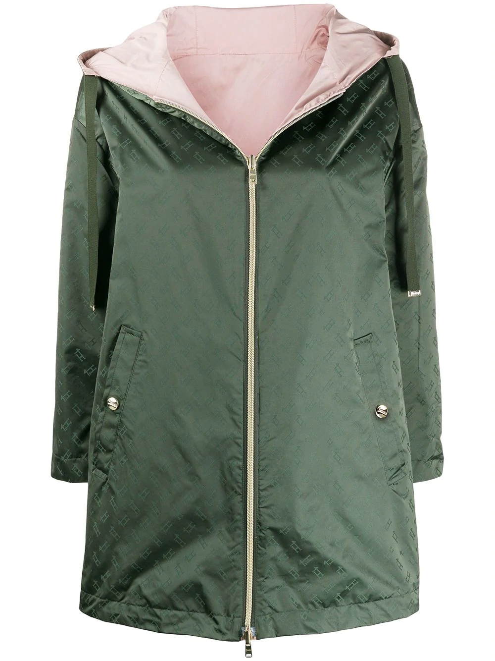 reversible hooded parka - 1