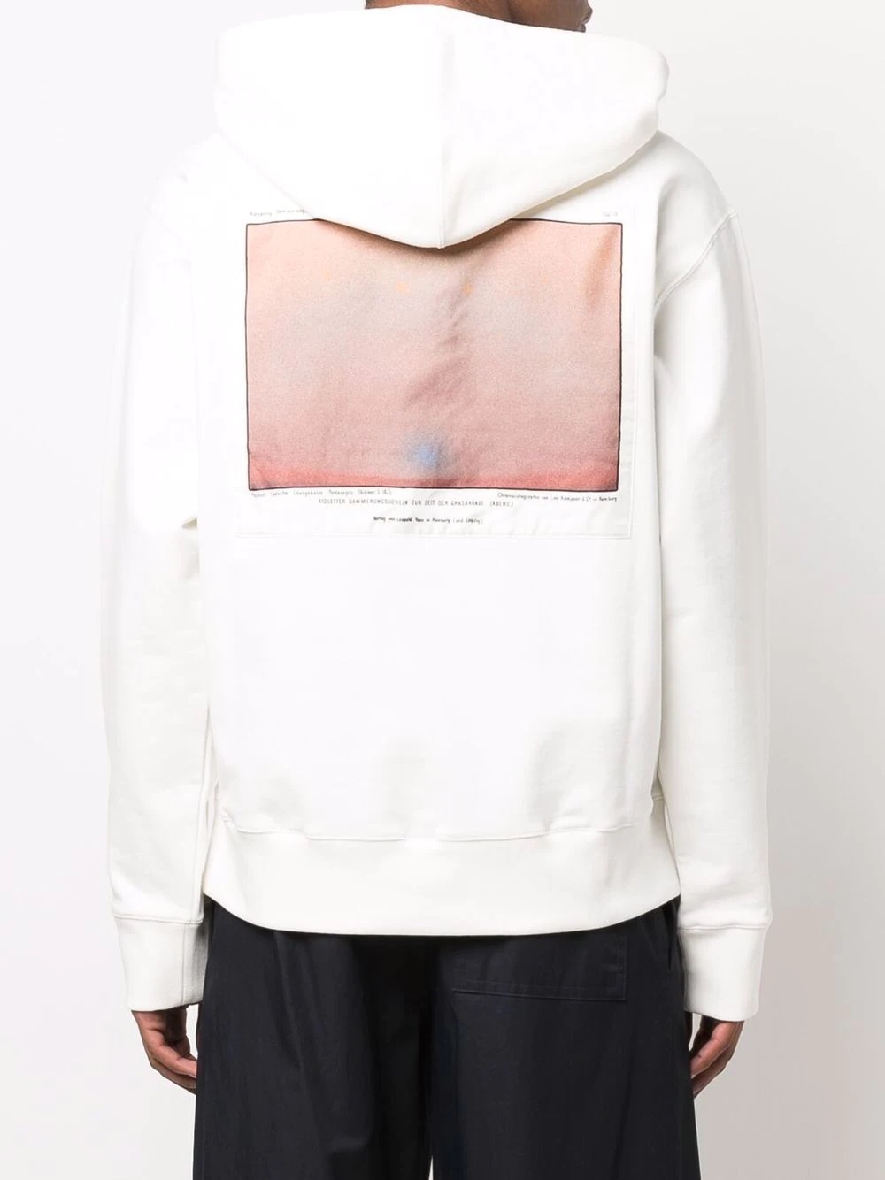 abstract-print hoodie - 4