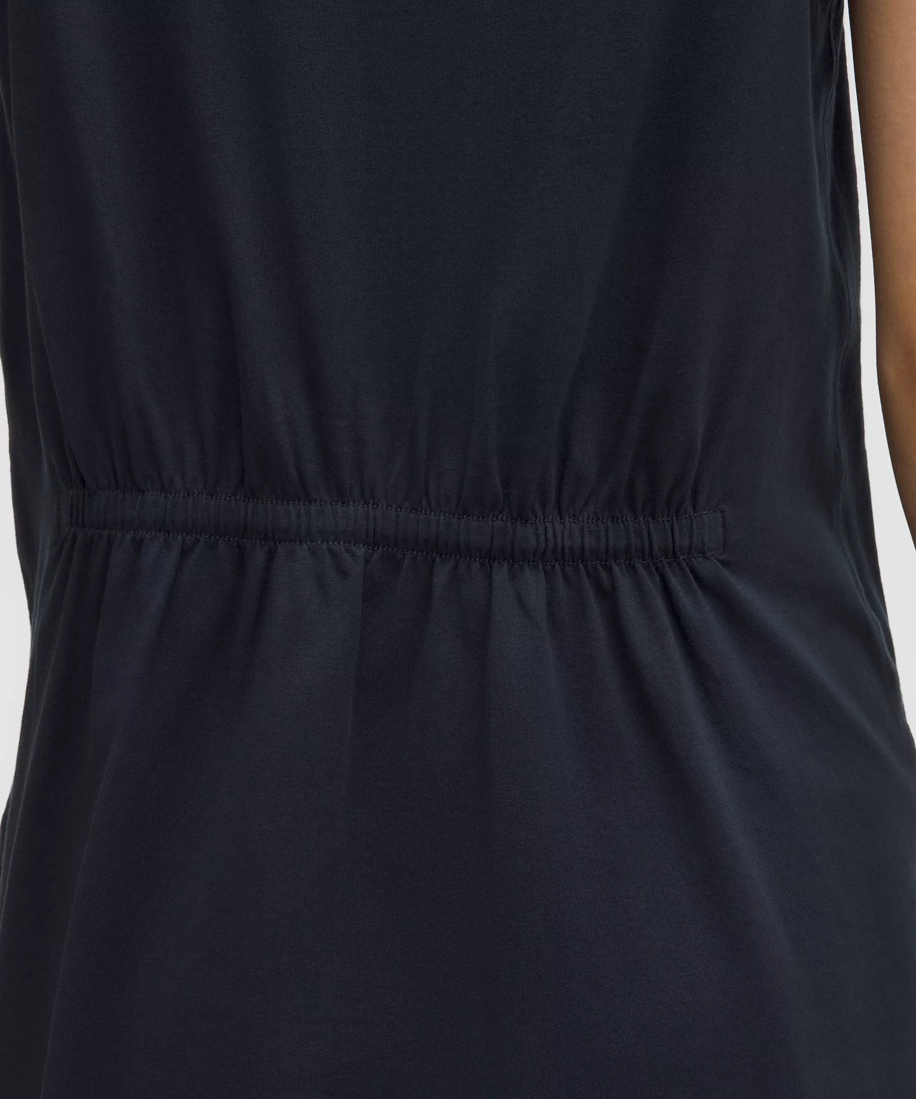 Organic Cotton Cinched-Waist Dress - 4