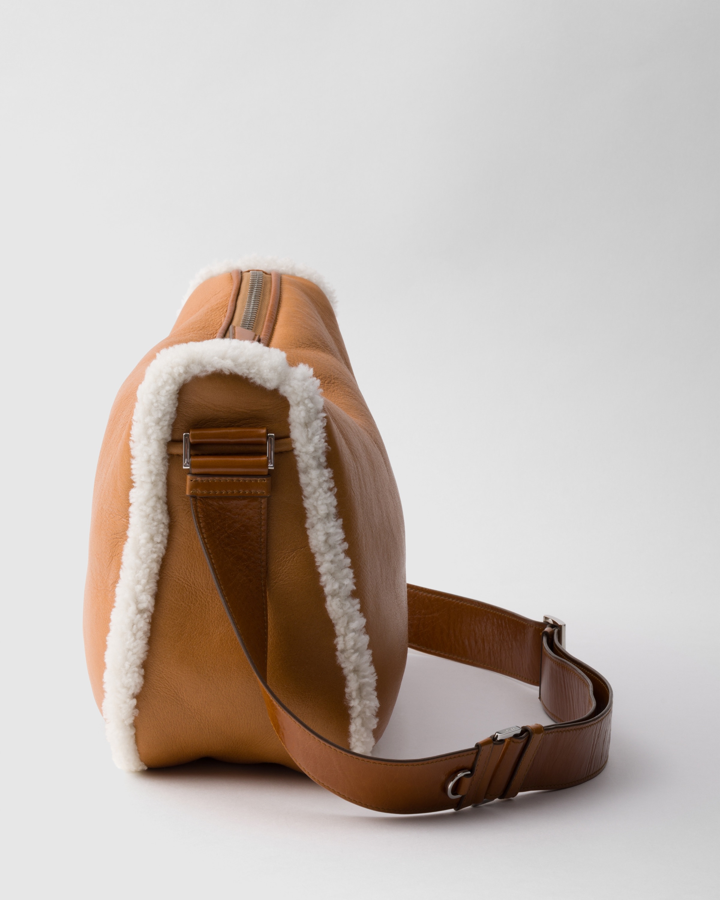 Shearling shoulder bag - 6