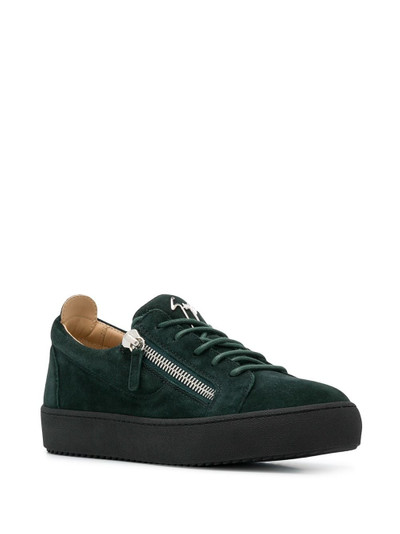 Giuseppe Zanotti side zip low-top sneakers  outlook