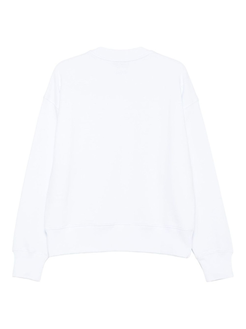 MSGM ribbed-trim sweatshirt outlook