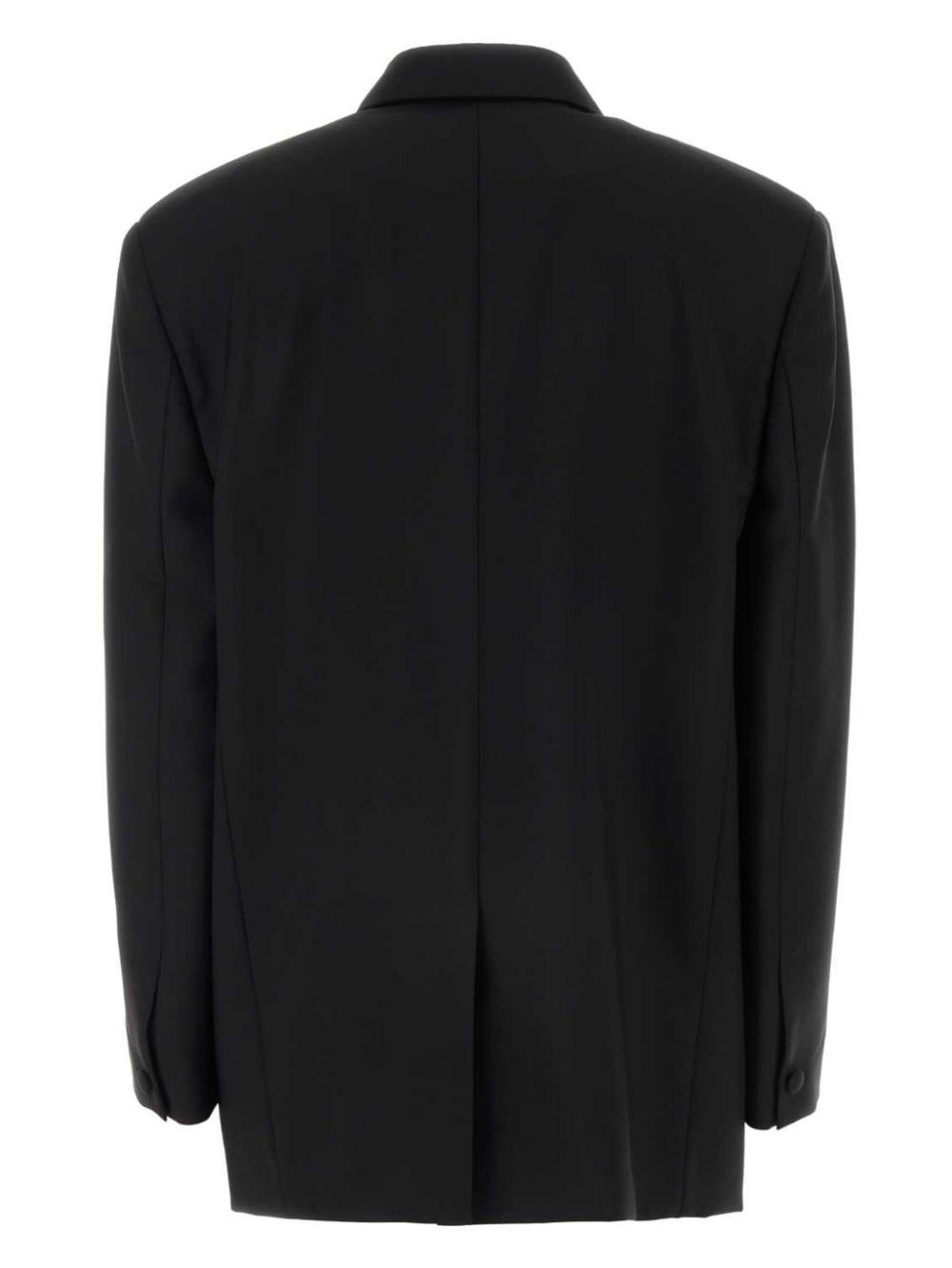 double-breasted wool-blend blazer - 2