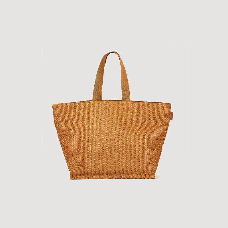 LARGE WOVEN CANVAS BAG 4