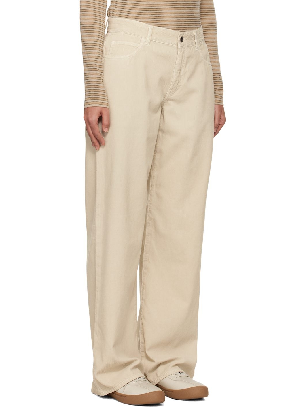 Beige Eglitta Trousers - 2