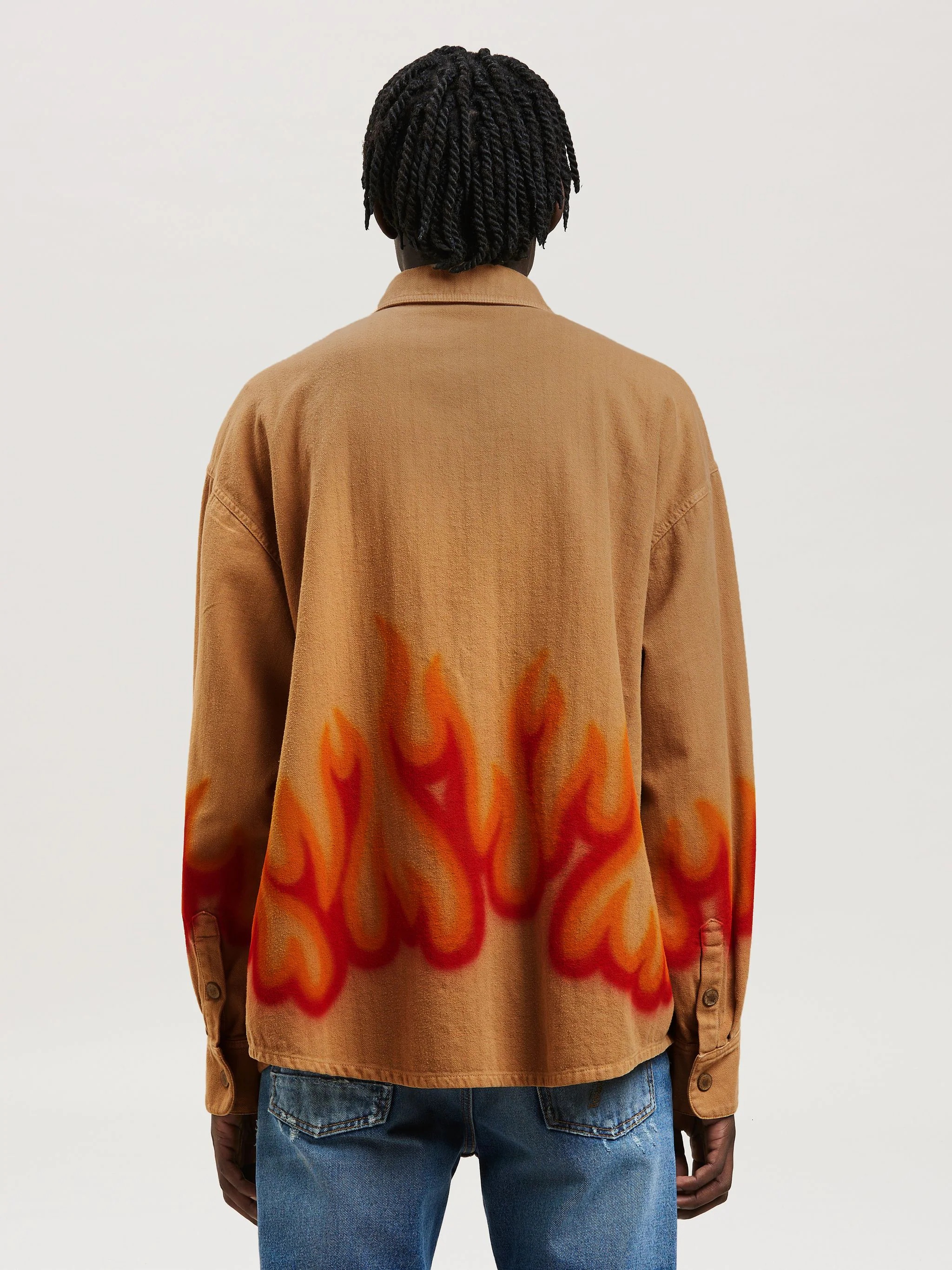 BURNING HERRINGBONE SHIRT - 5