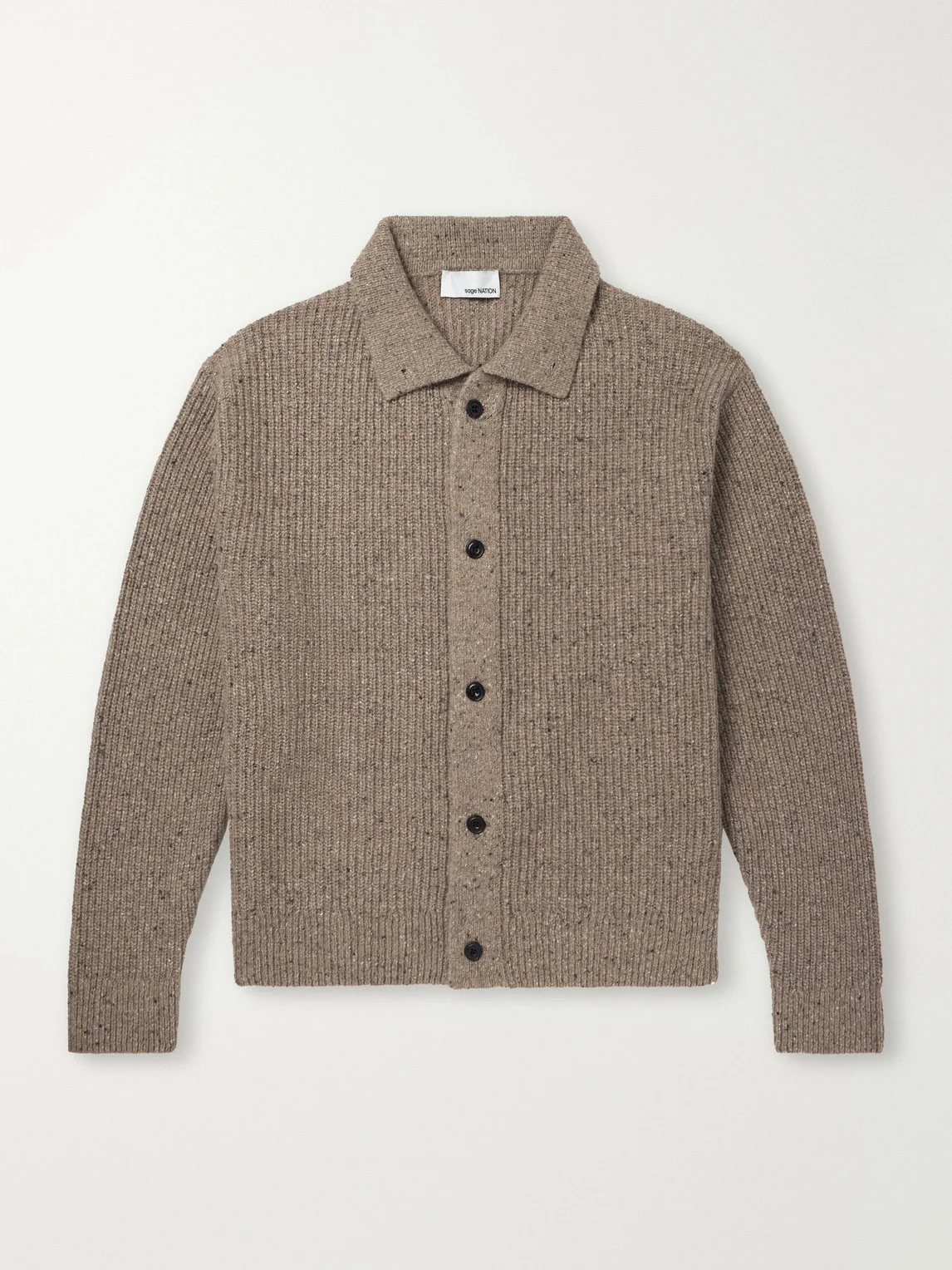 Wiral Ribbed-Knit Wool Cardigan - 1