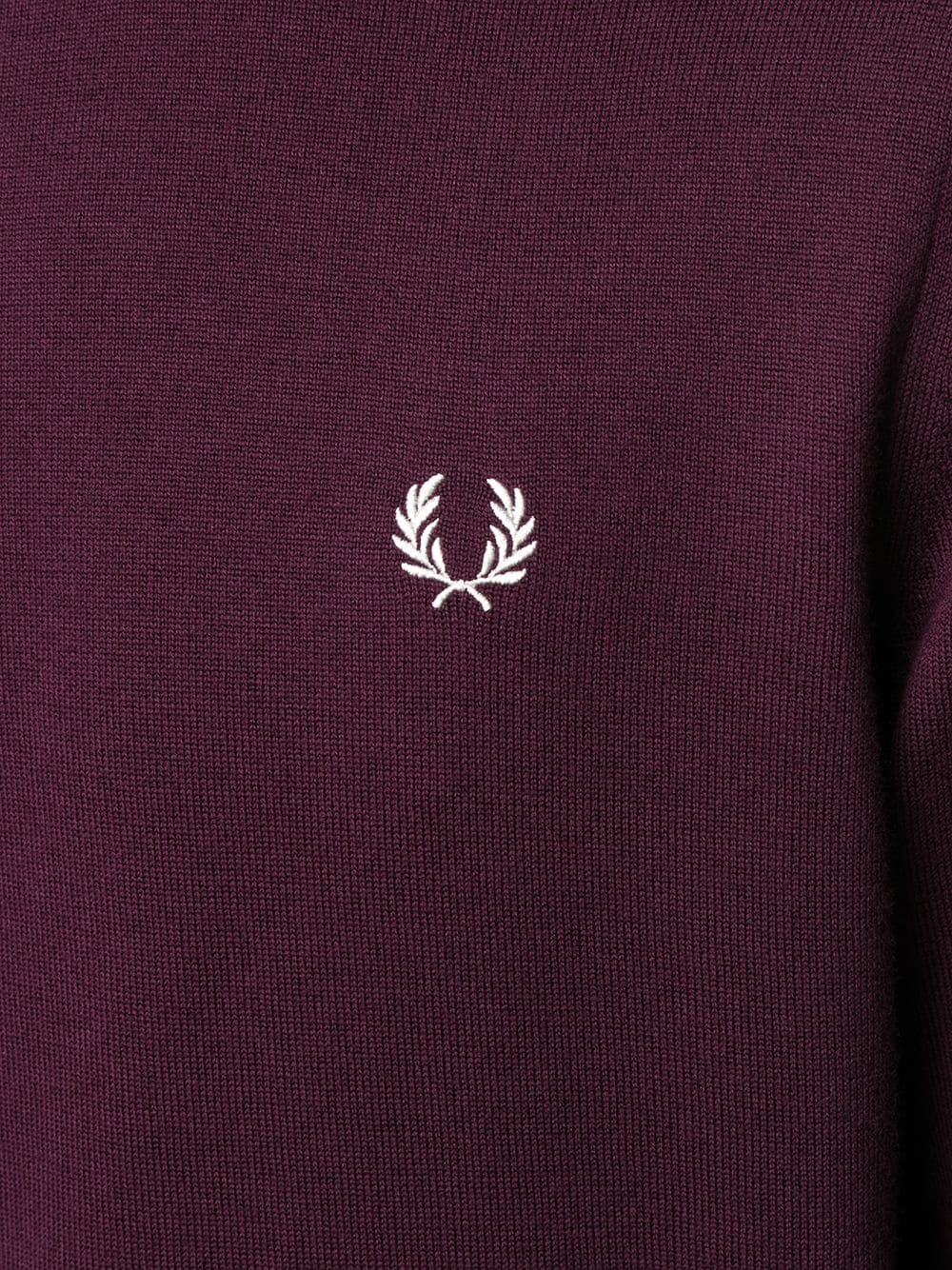 embroidered logo cotton sweatshirt - 5