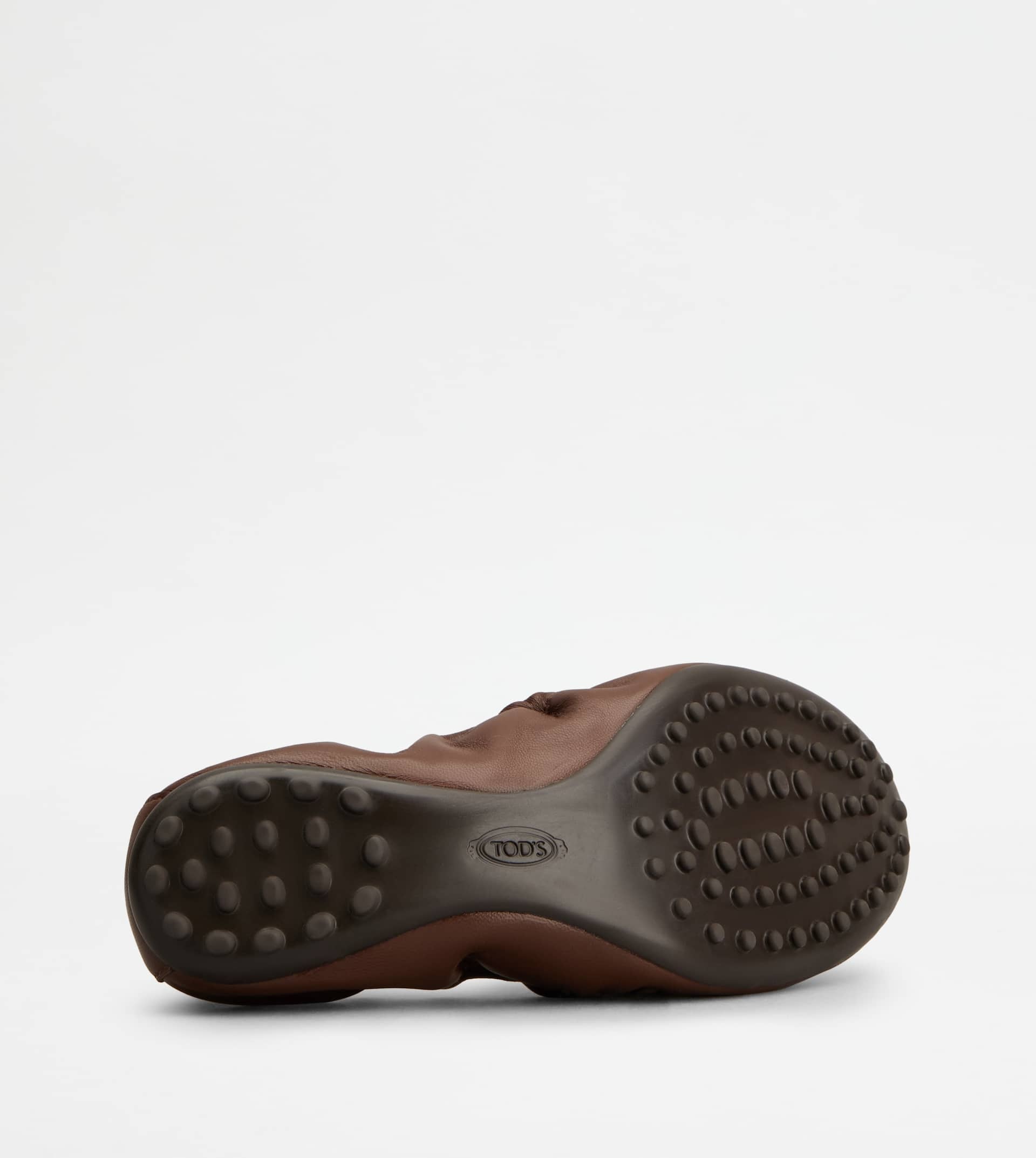 BALLERINAS IN LEATHER - BROWN - 4
