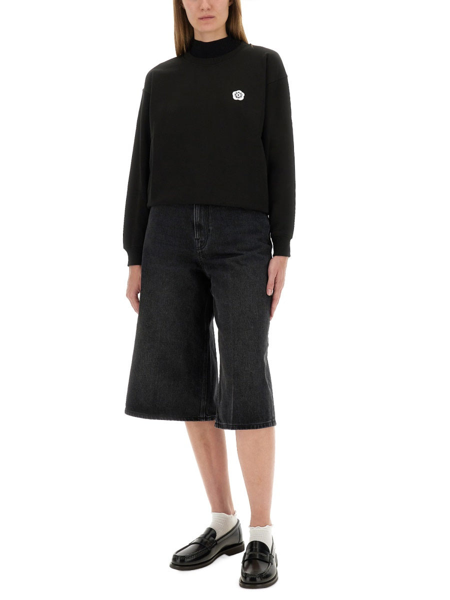 Kenzo Women Embroidered Sweatshirt "Boke Flower 2.0" - 2
