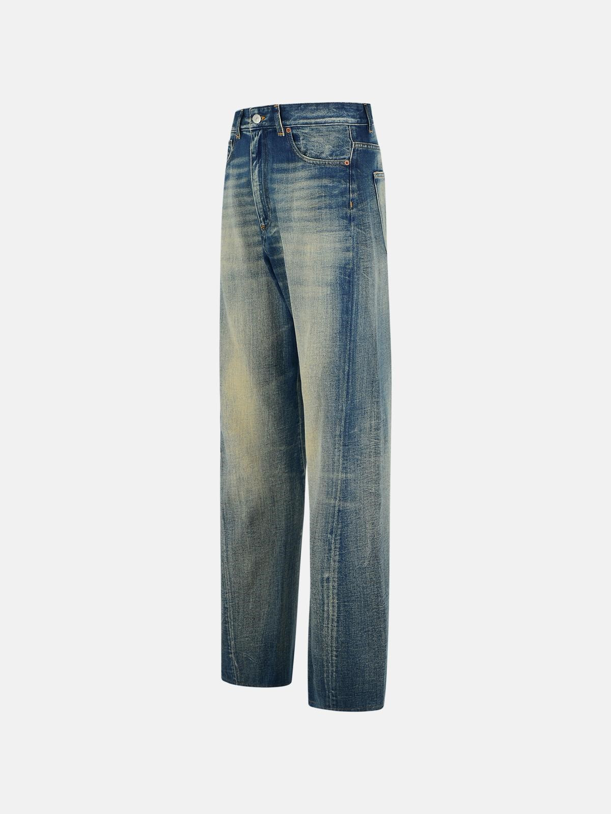 LIGHT BLUE COTTON JEANS - 2