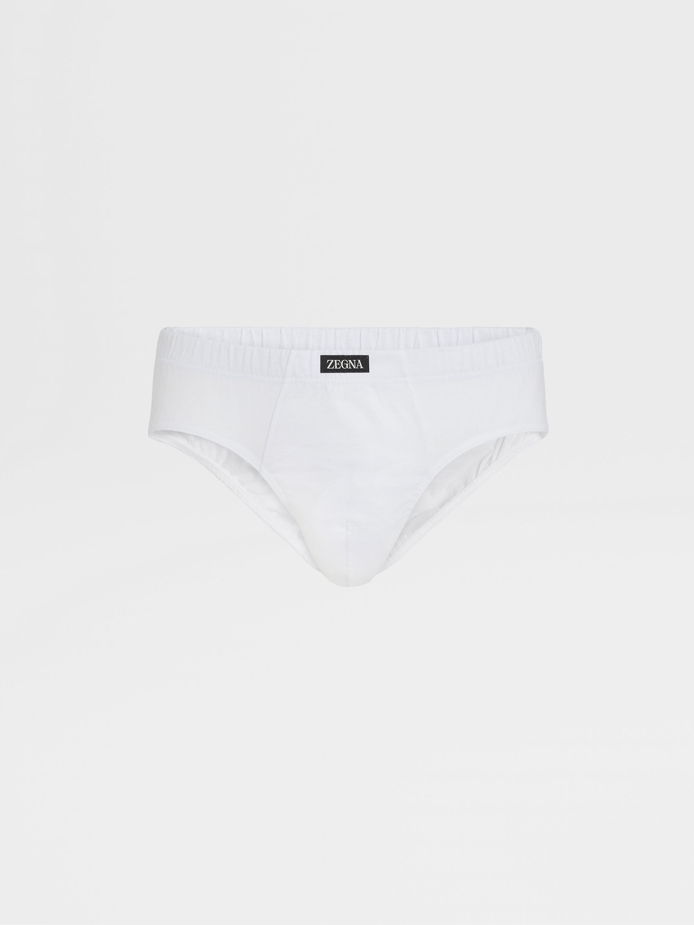 WHITE COTTON BRIEFS - 3