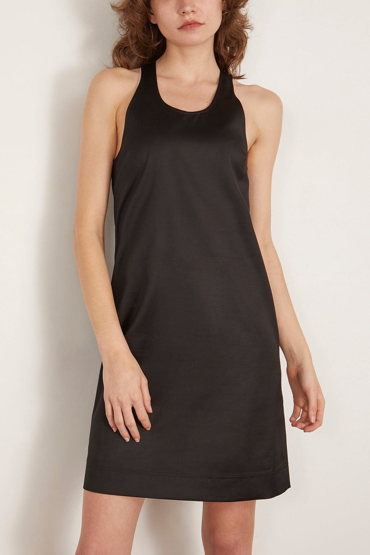 Scoop Neck Dress in Black - 3