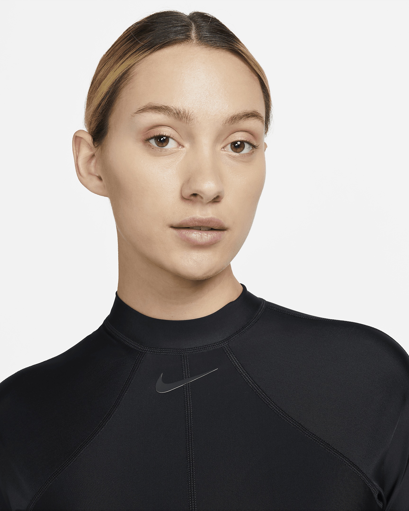 Nike Women's Fusion Long-Sleeve One-Piece Swimsuit - 3