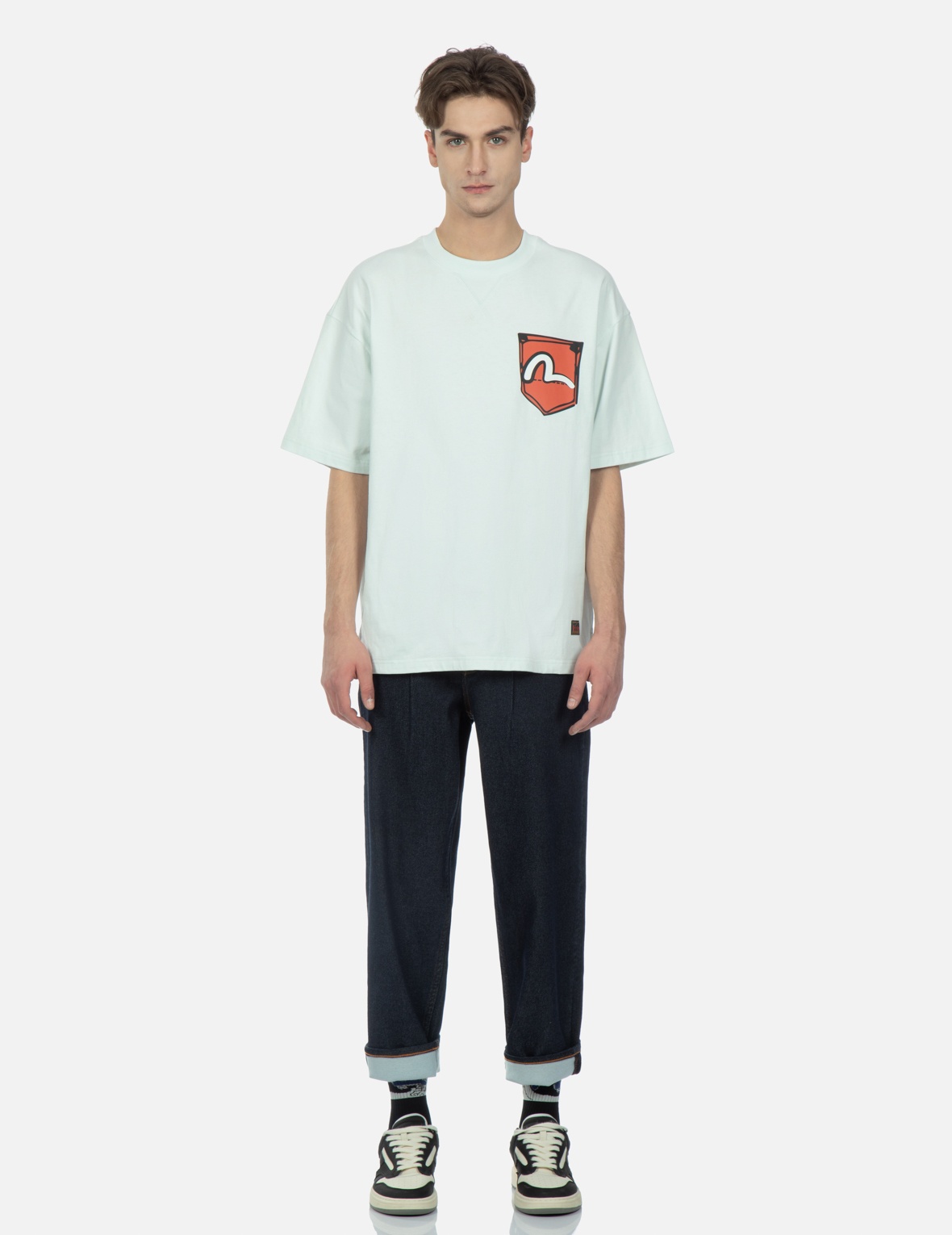 SEAGULL DAICOCK PRINT JEANS - 6