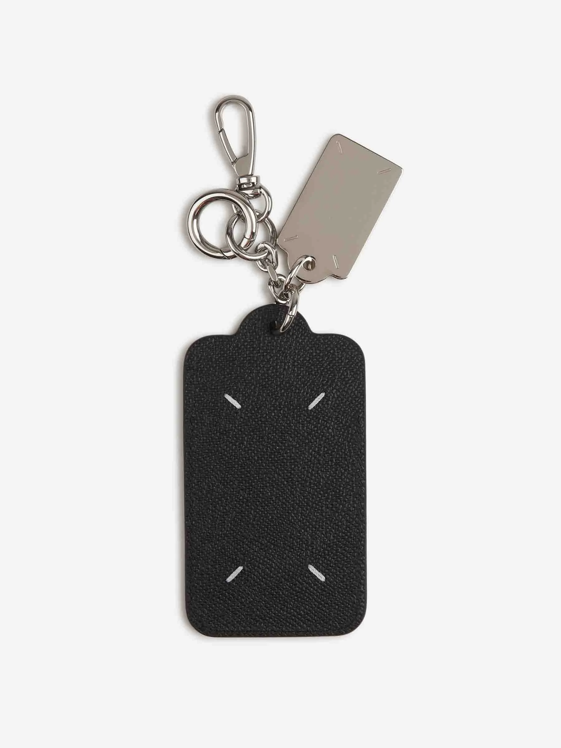 LEATHER LOGO KEYCHAIN - 1