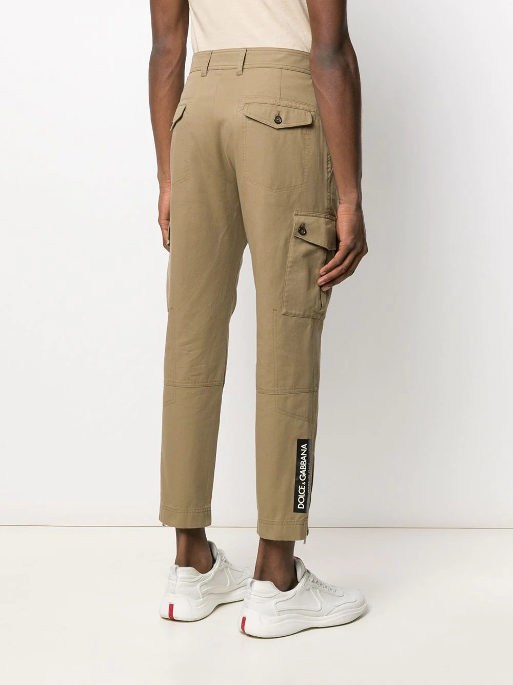 cropped cargo trousers - 4