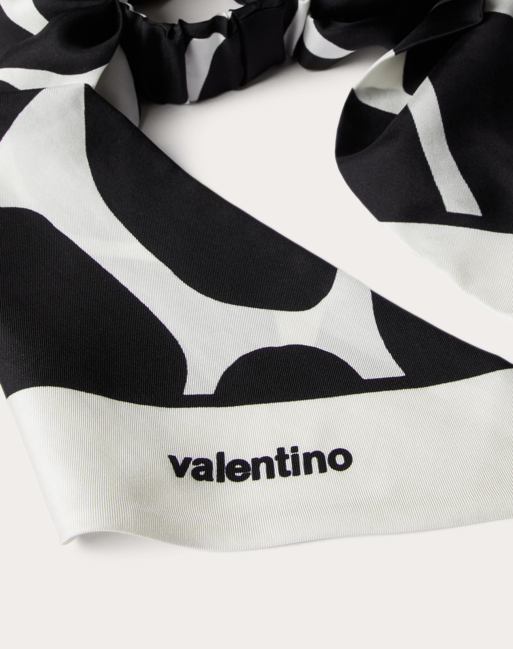 GIRAFFA RE-EDITION PRINT COTTON AND SILK HEADBAND - 3