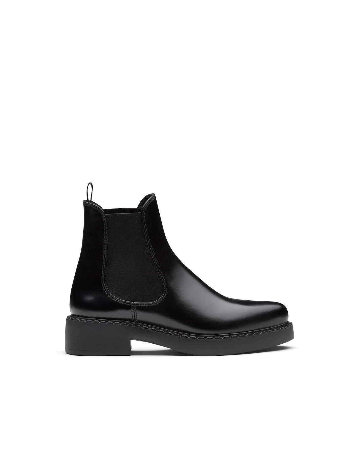 Brushed leather ankle boots - 1
