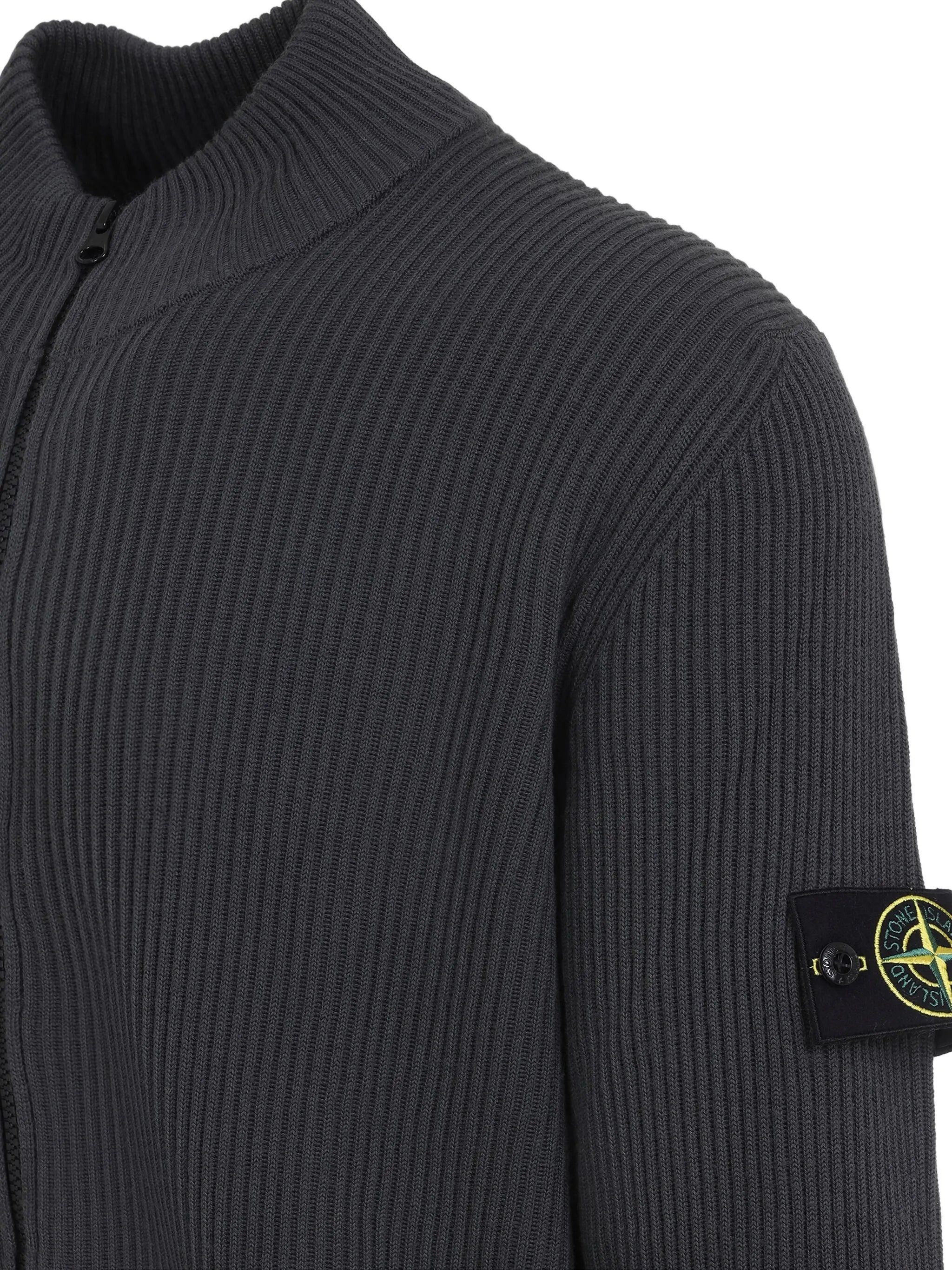 Stone Island Rib-knit Zip-fastening Sweater - 3