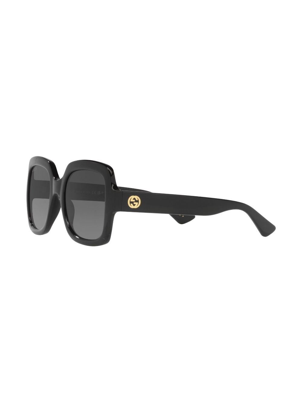 logo-plaque square-frame sunglasses - 3