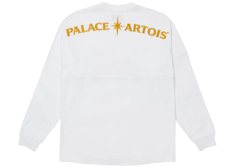 PALACE Palace Stella Artois Drop Shoulder Longsleeve White outlook