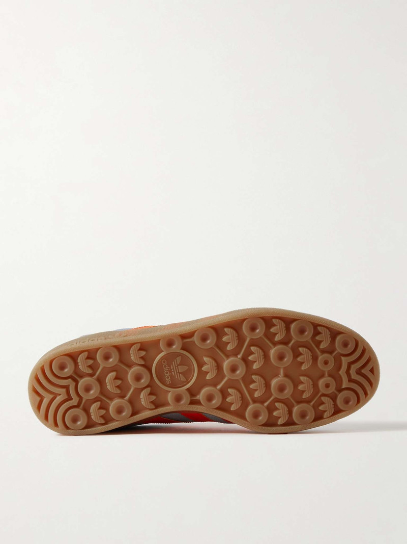 adidas Originals Gazelle Indoor Leather-Trimmed Suede Sneakers outlook