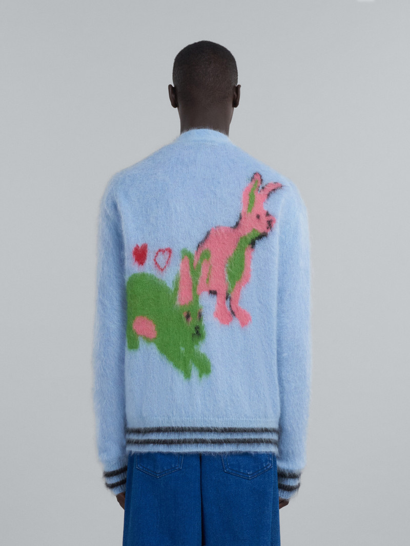 CARDIGAN WITH MULTICOLOUR INLAY 3