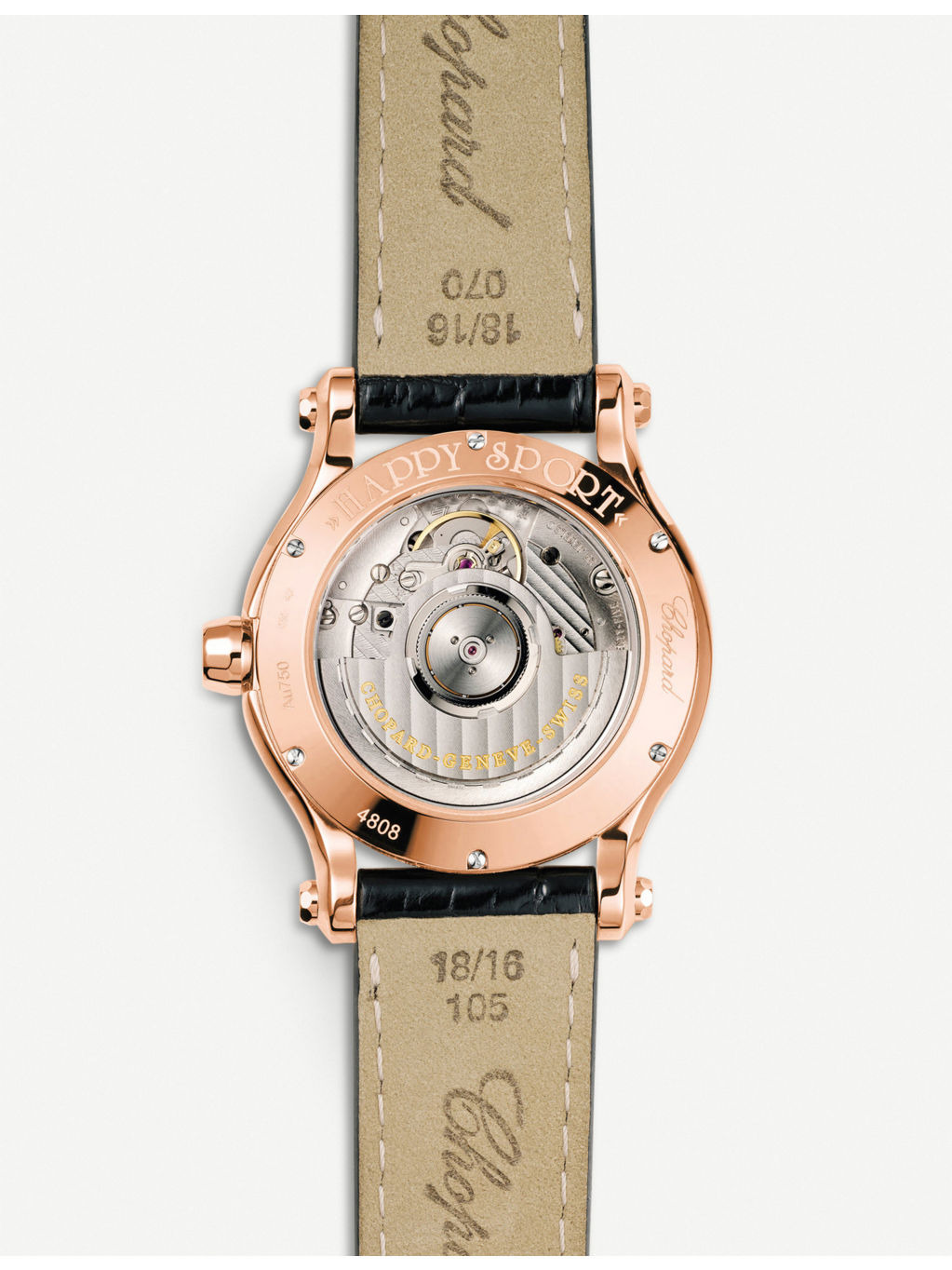274808-5003 Happy Sport 18ct rose-gold and diamond watch - 2