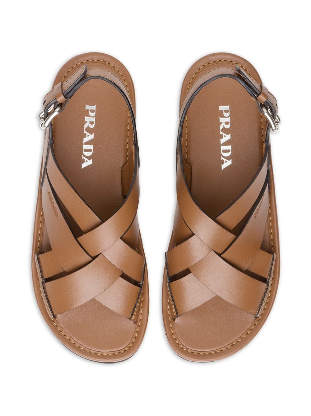 wide band sandals - 4