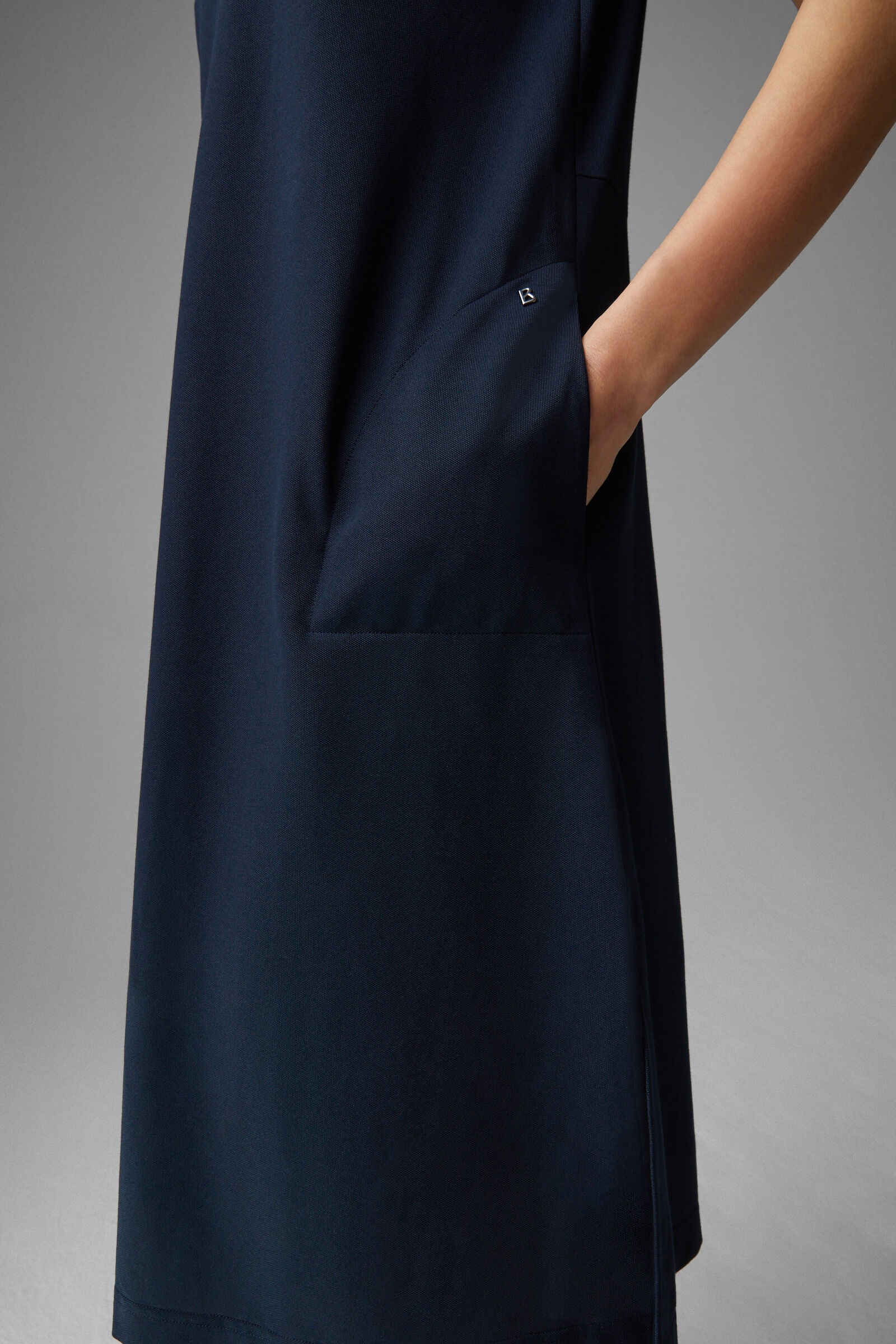 Alett Polo dress in Navy blue - 5