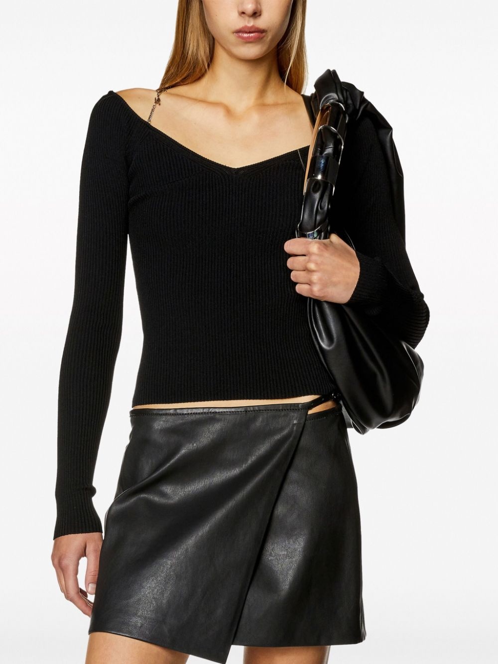 M-April chain-embellished top - 3