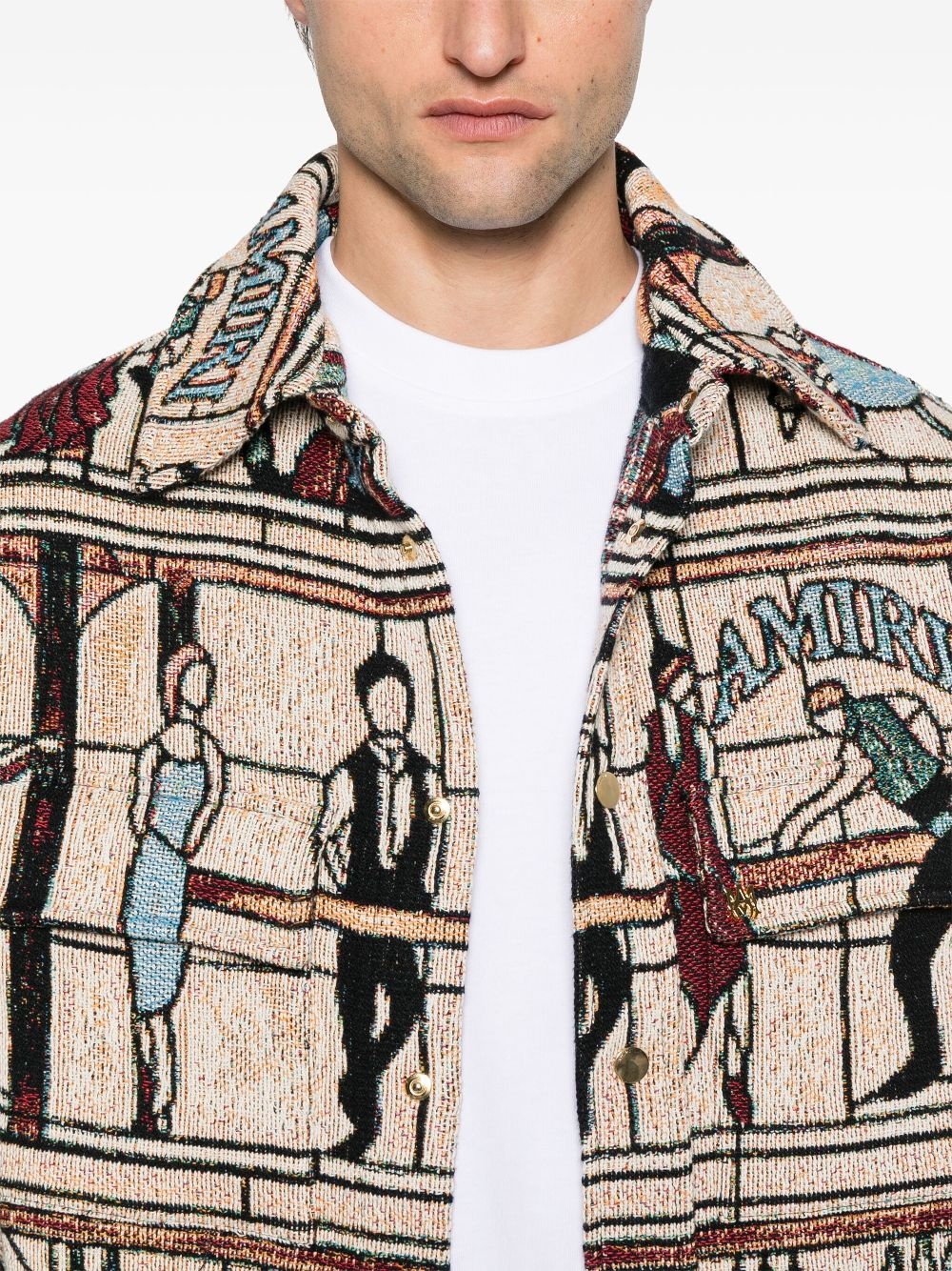 tapestry overshirt - 5