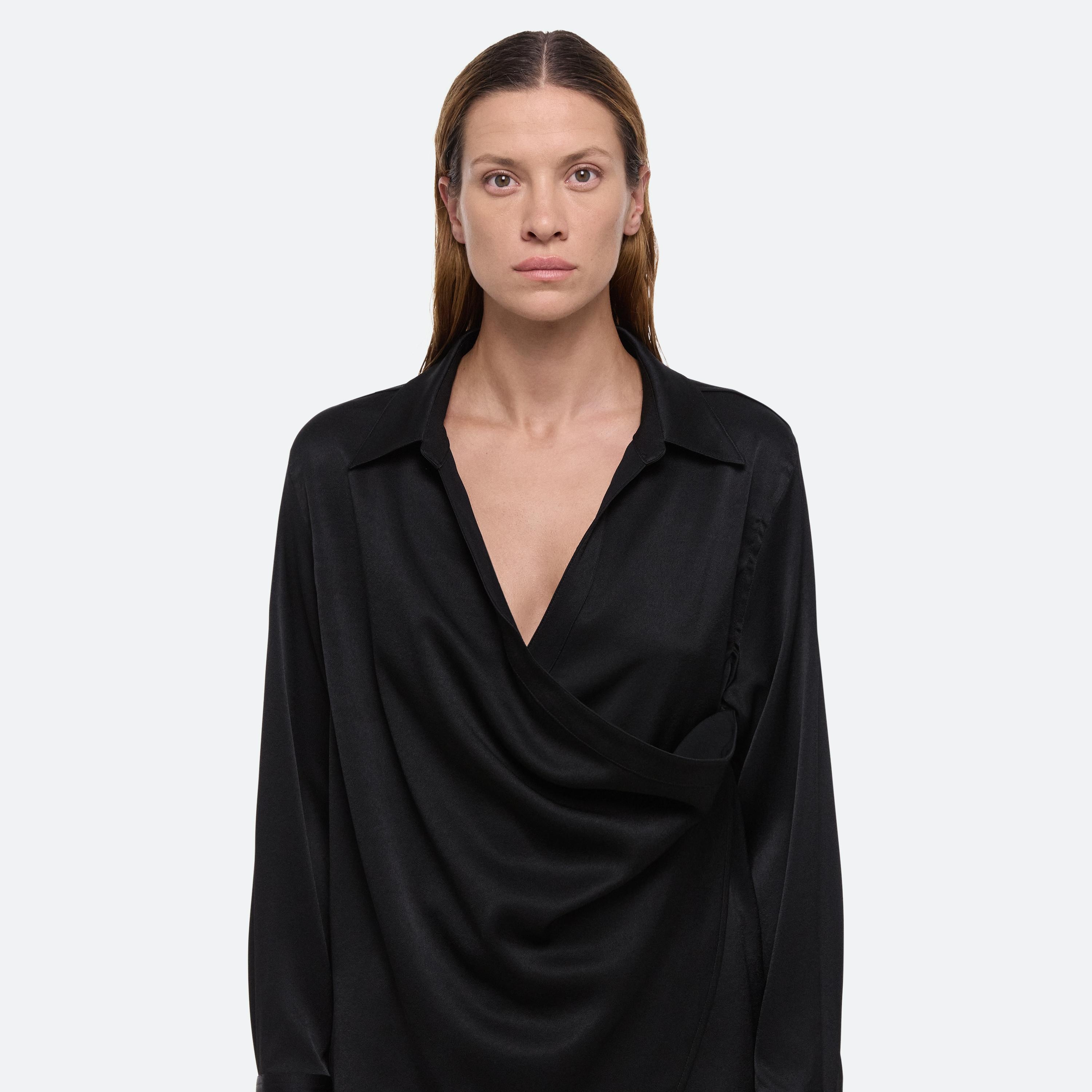RELAXED WRAP SHIRT - 6