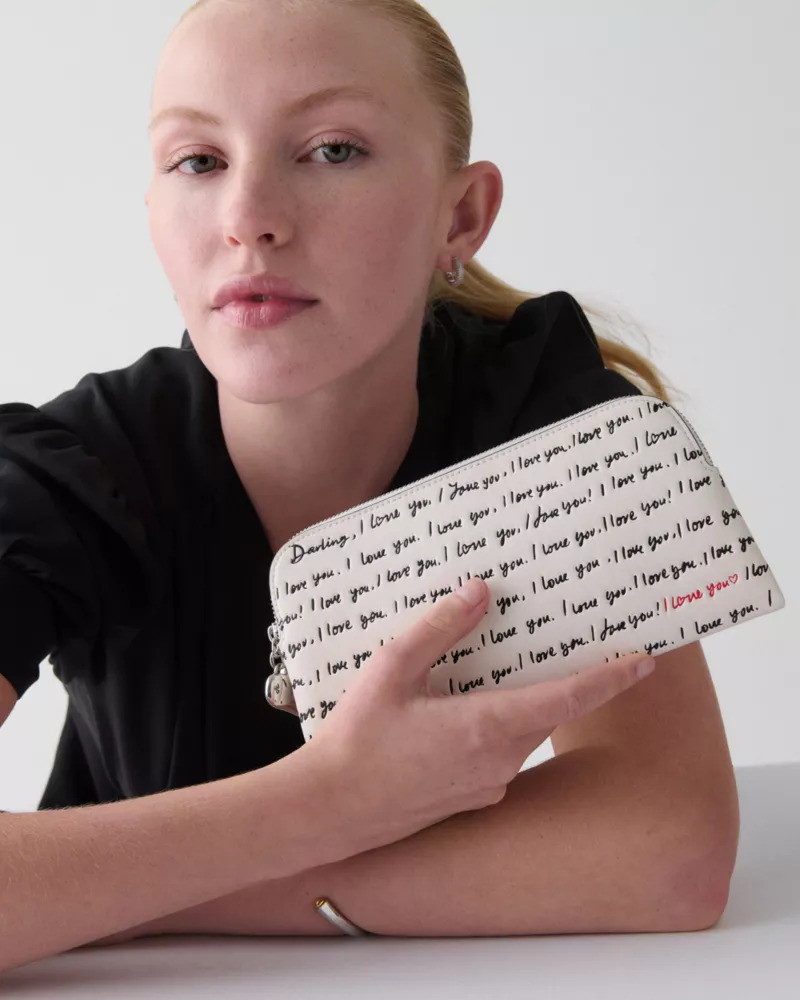 kate spade Devin I Love You Pouch outlook