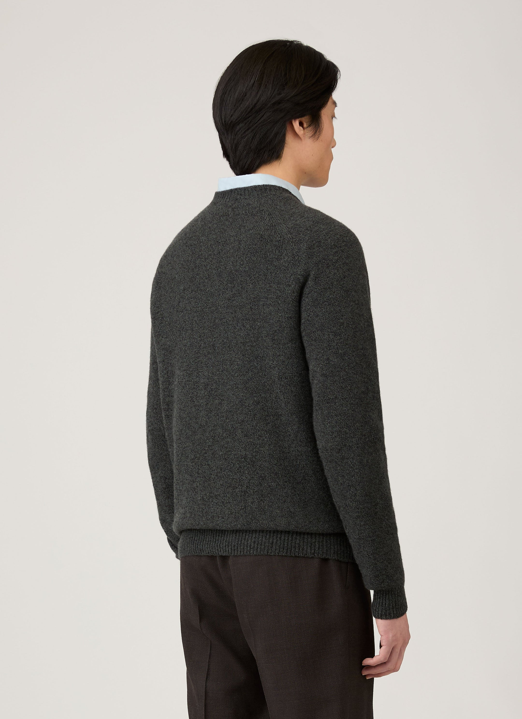 Lambswool Crew Neck Jumper - 5