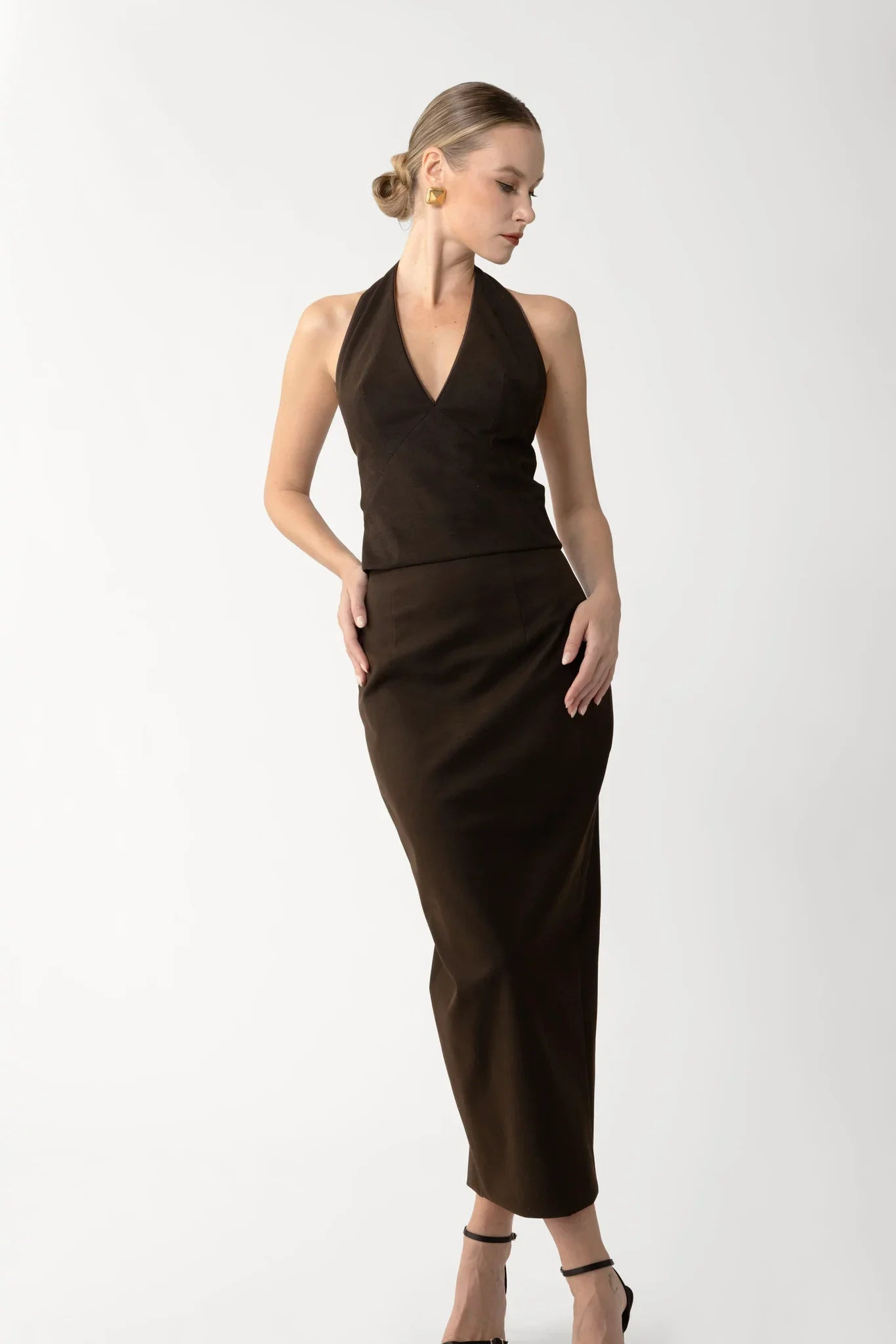 NOMI SUEDE SKIRT - 4