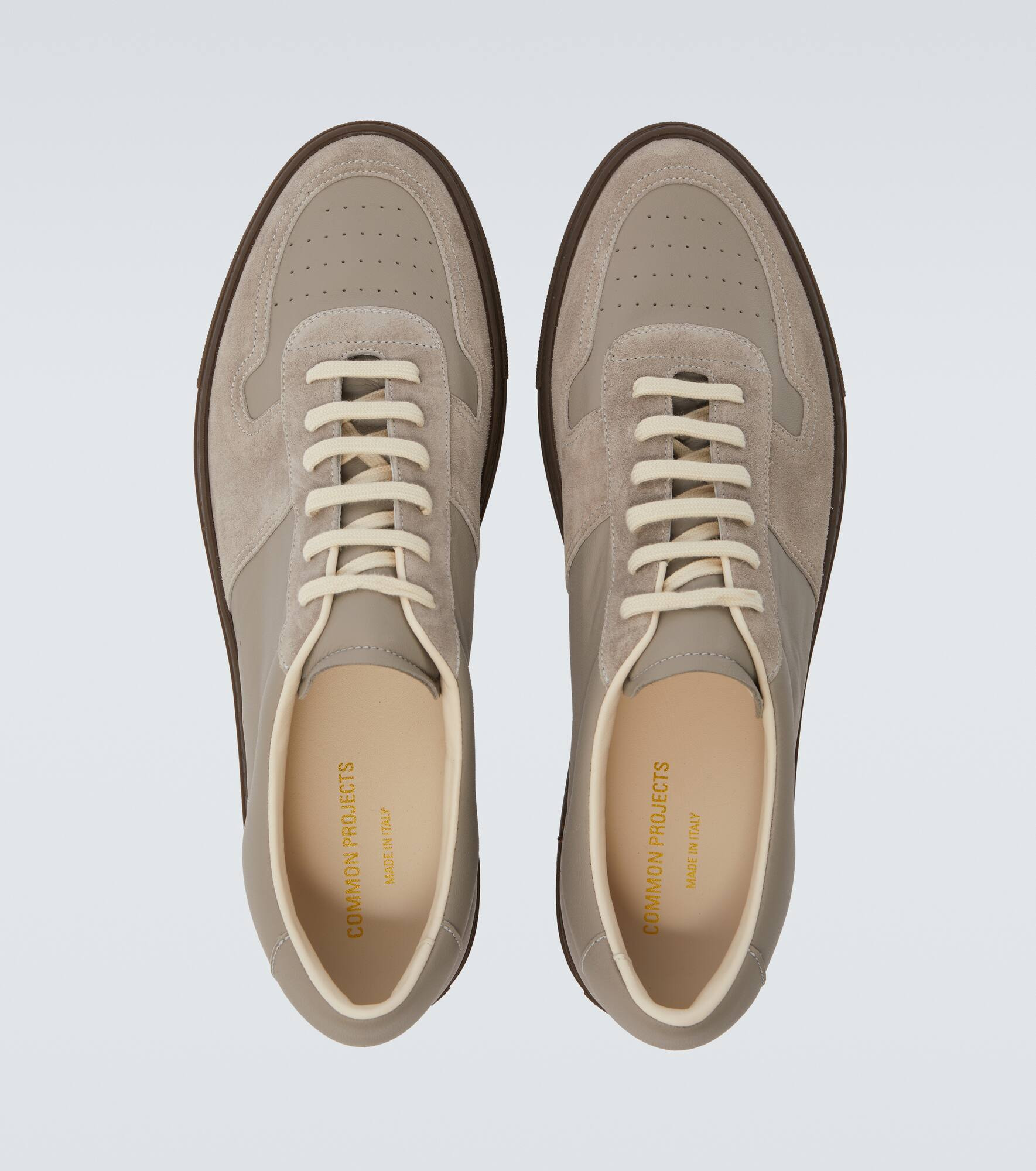 Achilles leather and suede sneakers - 4