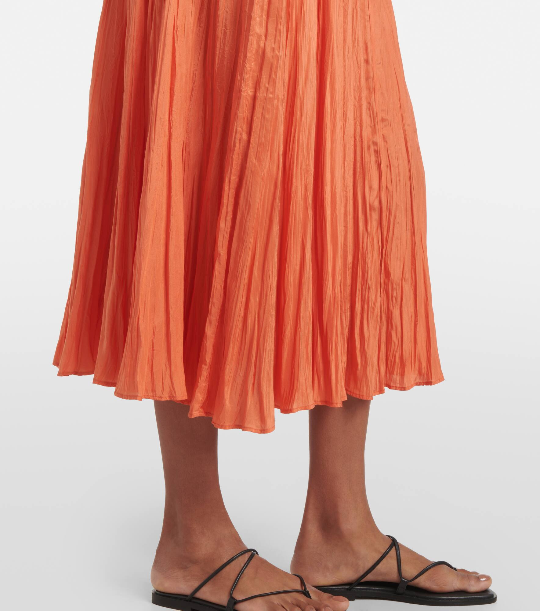 Sully silk midi skirt - 5