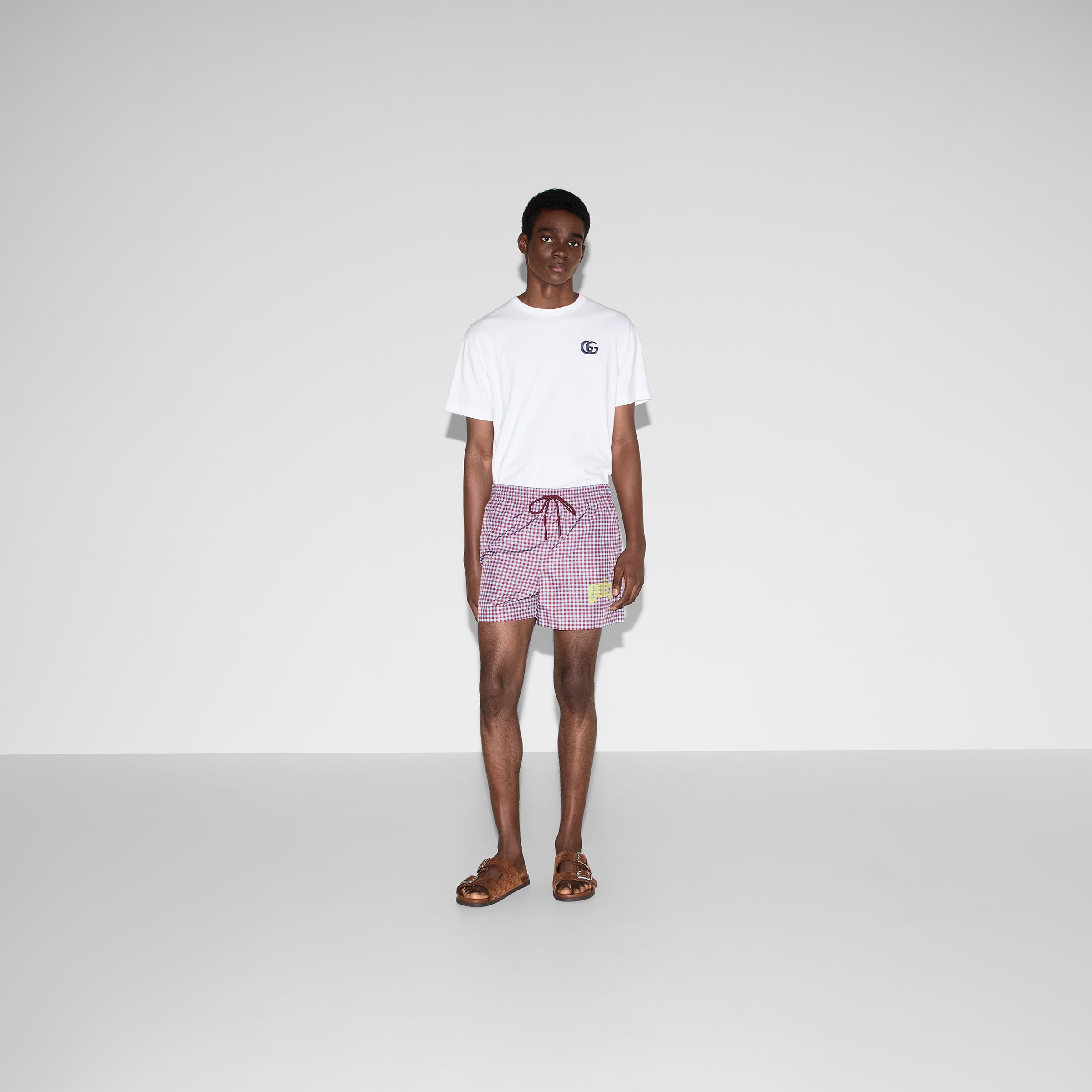 Printed poplin tech swim shorts - 2
