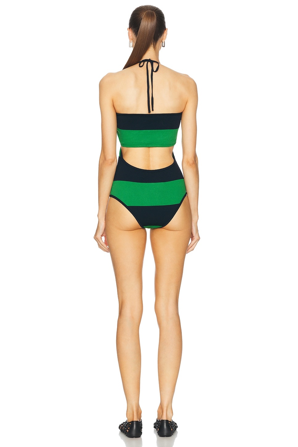 Knitted Striped Bodysuit - 3