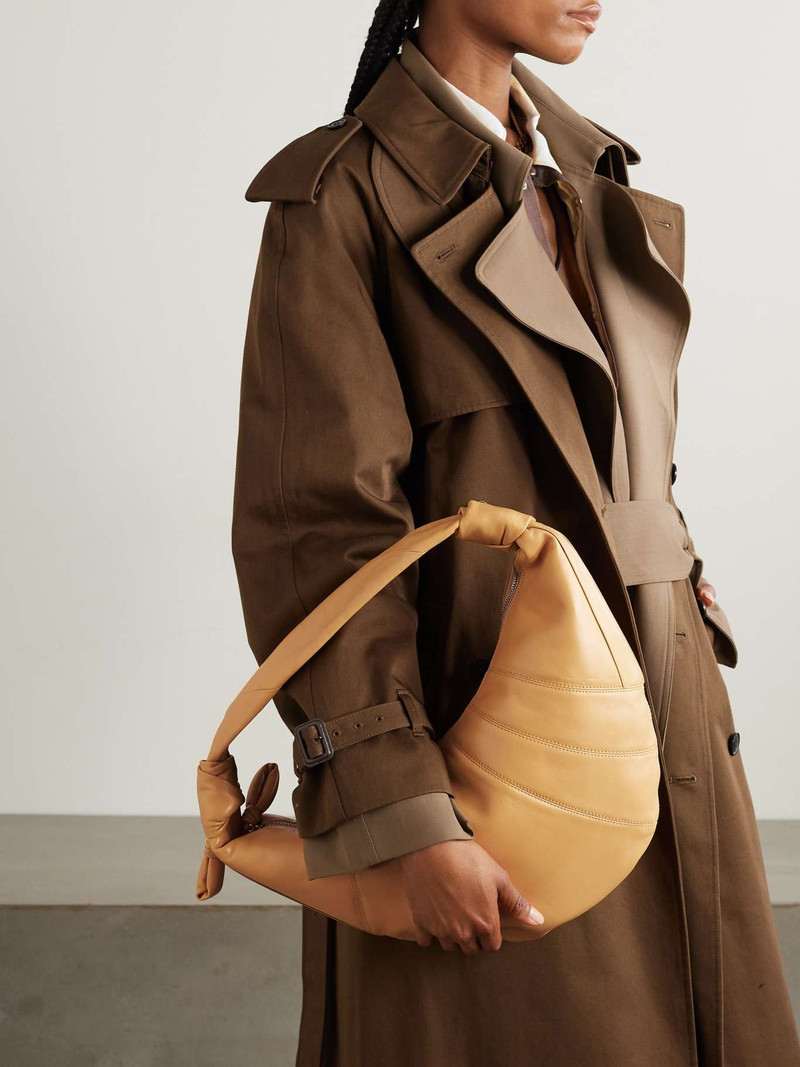 Lemaire Fortune Croissant knotted leather shoulder bag outlook