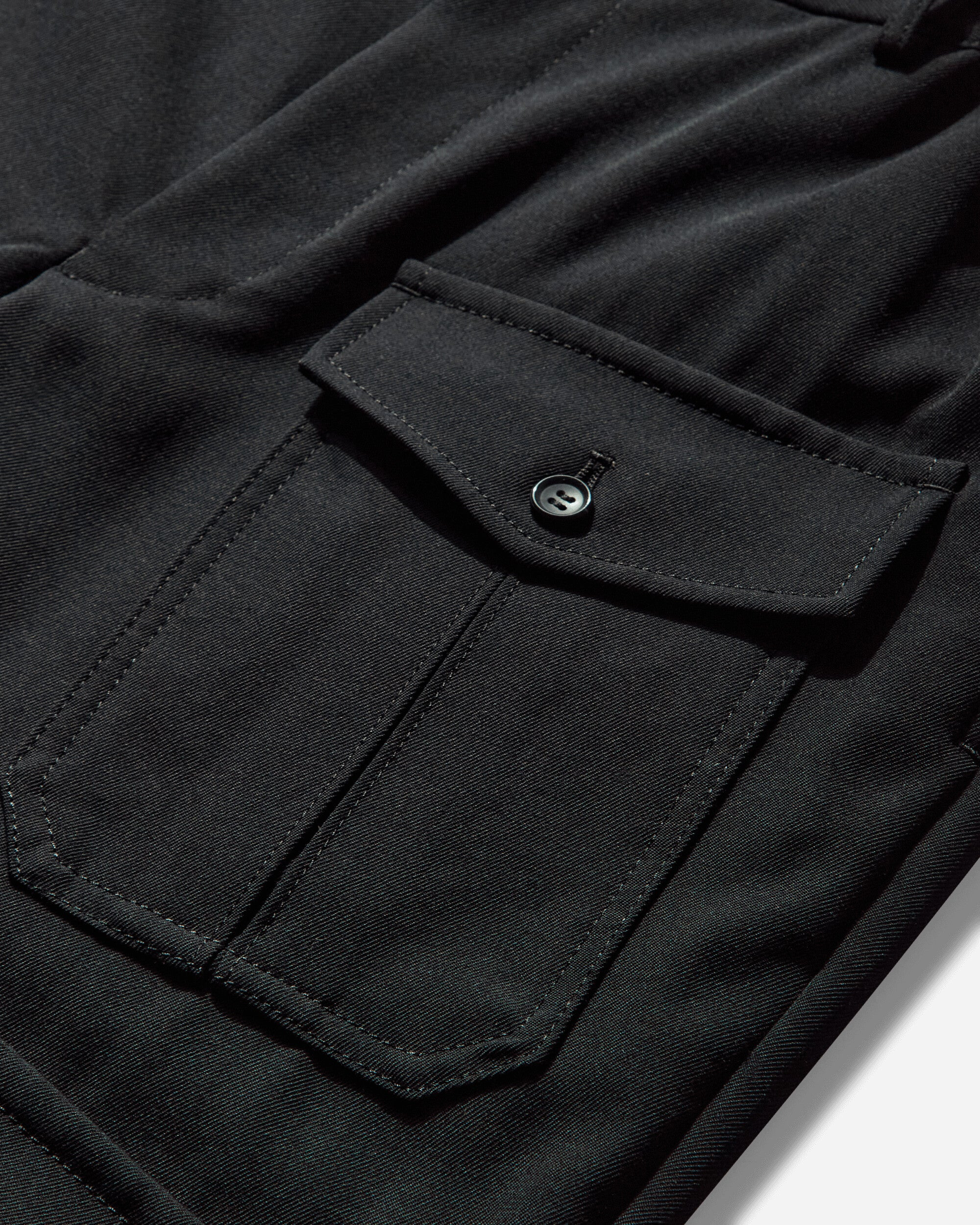 Men's Multi-Pocket Cargo Pants Black - 4