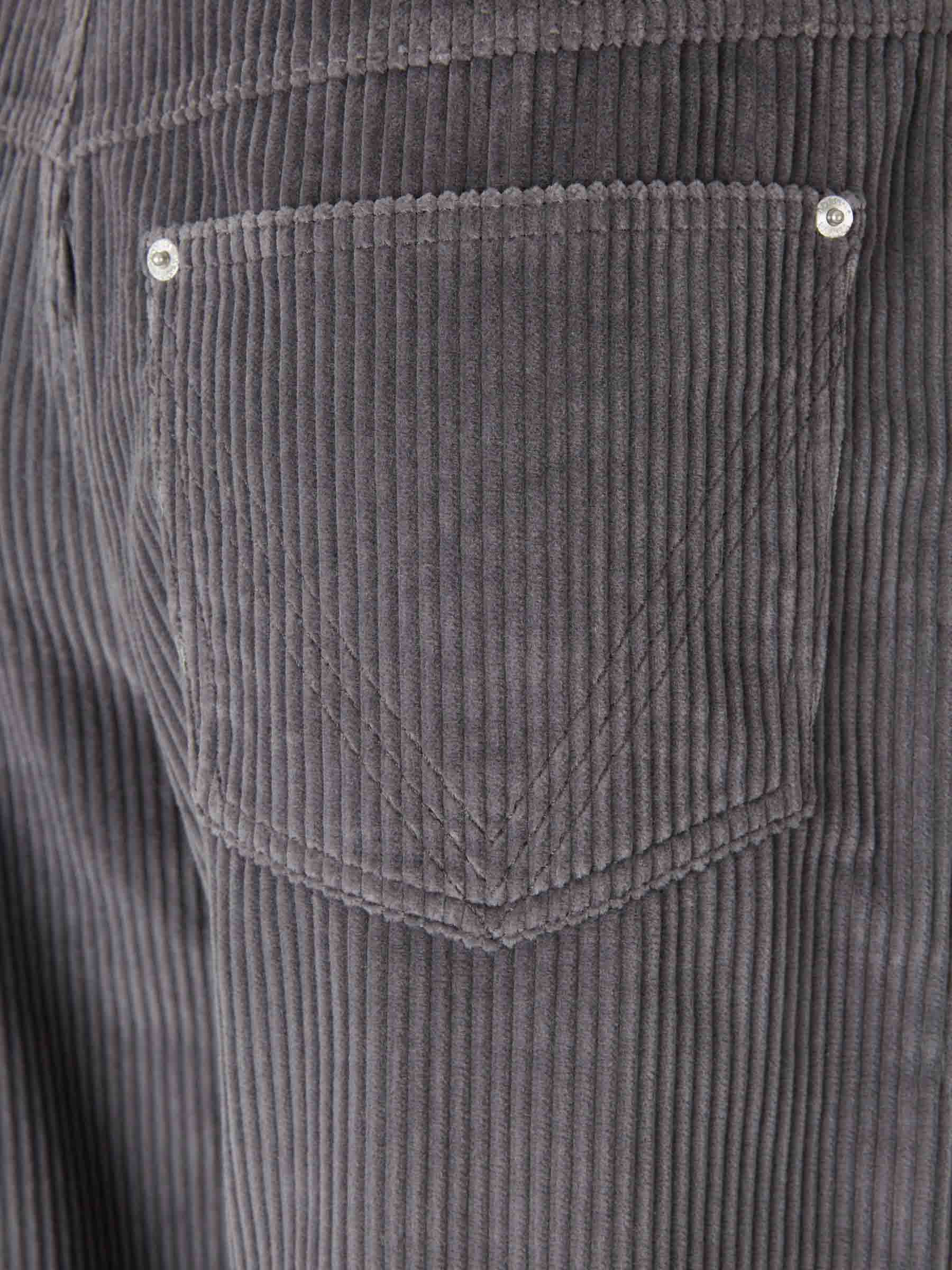 WIDE LEG CORDUROY PANTS - 4