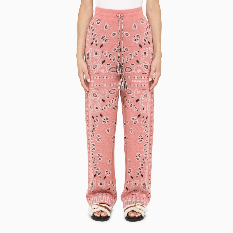 Icon pink jacquard trousers - 1