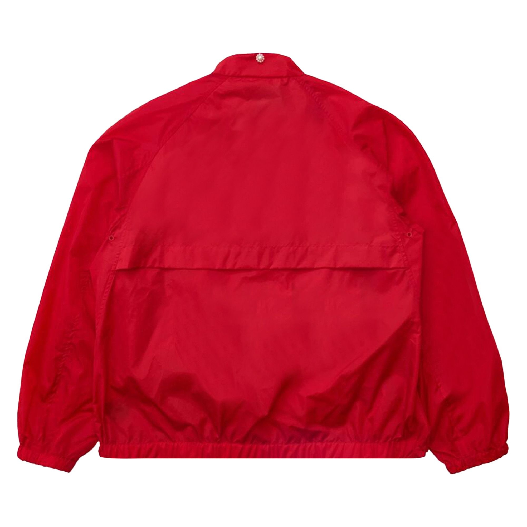 Simone Rocha Embroidered Drawstring Detail Harrington Jacket 'Red' - 2