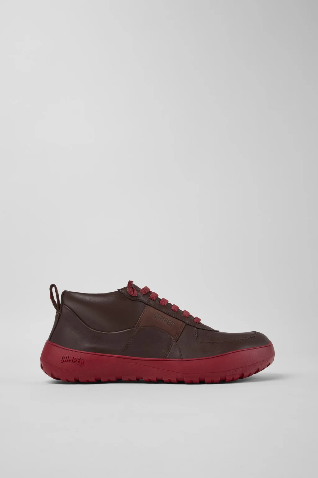 Peu Serra Brown Leather and Nubuck Ankle Boots for Men. - 1