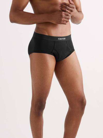 TOM FORD Two-Pack Stretch-Cotton and Modal-Blend Briefs outlook