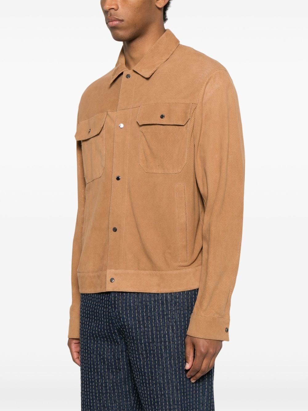 suede shirt jacket - 3